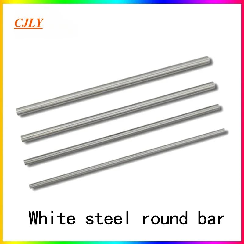 

CJLY White steel round bar Straight Shank Hss Steel Metric Hardened White Round Lathe Tool White Steel Rod Woodworking Carving K