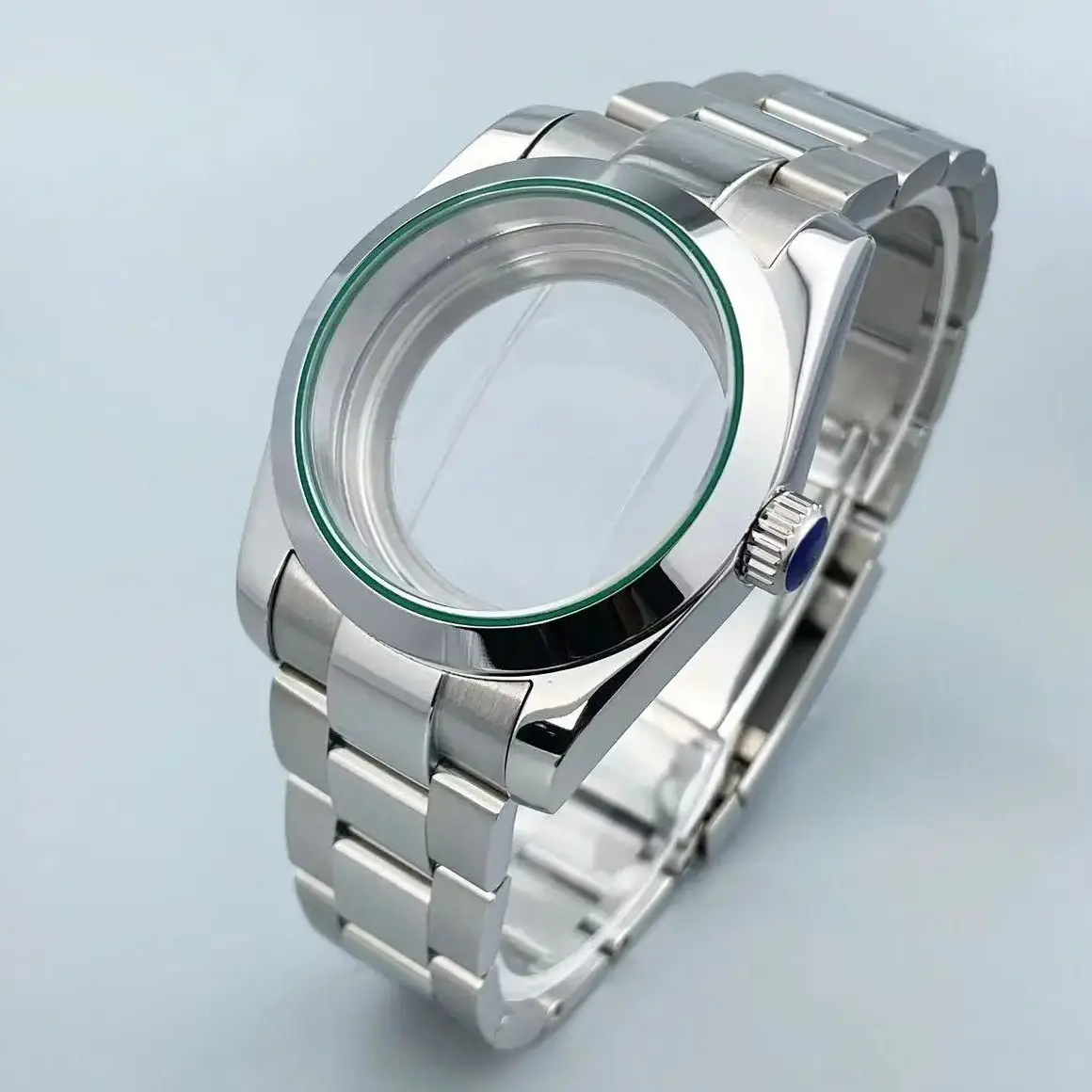 

36/39mm NH35 Green/Red Gasket Bezel Stainless Steel OYS Bracelet Sapphire Glass For SKX Mod Parts NH35 NH36 Movement Watch Case