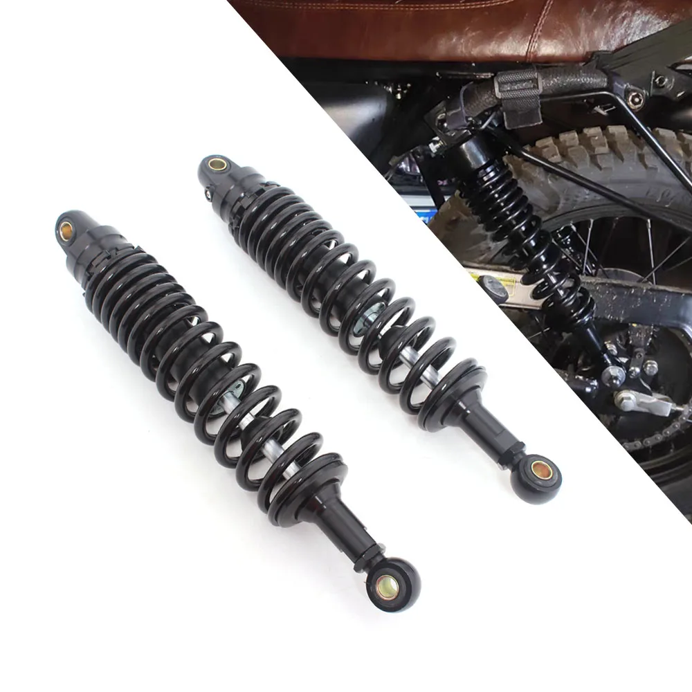 Motorcycle Accessories 360MM Left Right Rear Suspension Protection Shock Absorbers For Harley Honda Yamaha Kawasaki Suzuki ATV