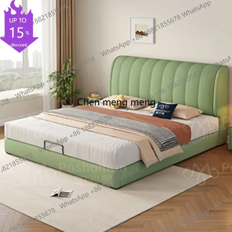 

B182 Sleeping Princess Bed Floor Double Children King Size Sun Bedroom Trendy Space Saving Bed Safe Cama Solteiro Modern Furnitu