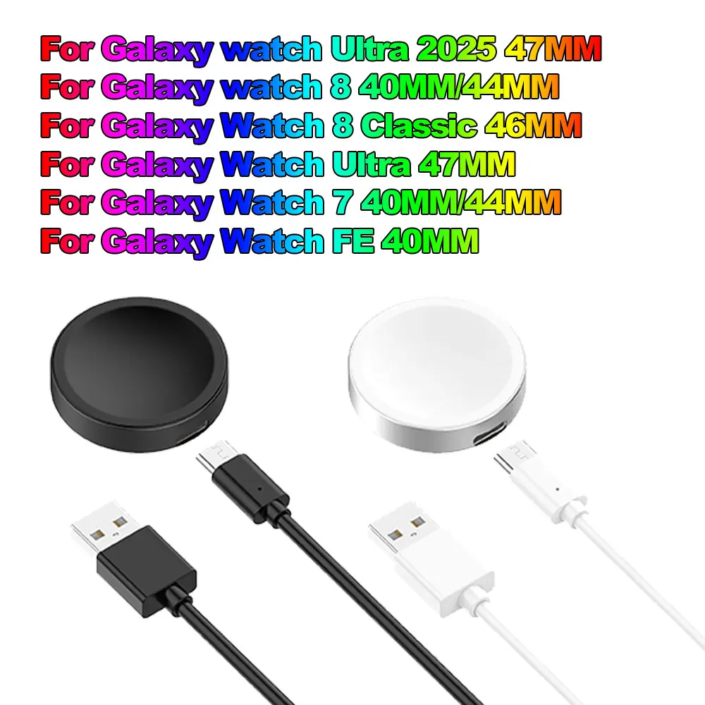 USB Type-C Charger for Samsung Galaxy Watch Galaxy Watch 8 Classic Charger for Galaxy Ultra 2 Watch 7 FE 6 5 Pro 4 Watch Cable