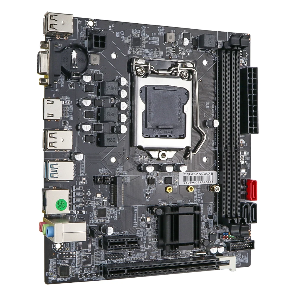 اللوحة الأم SOYO B75M M.2 NVME PCIEx16 DVI تدعم ثنائي القناة DDR3 RAM Intel Core 2/3 Gen CPU LGA1155 للكمبيوتر الألعاب