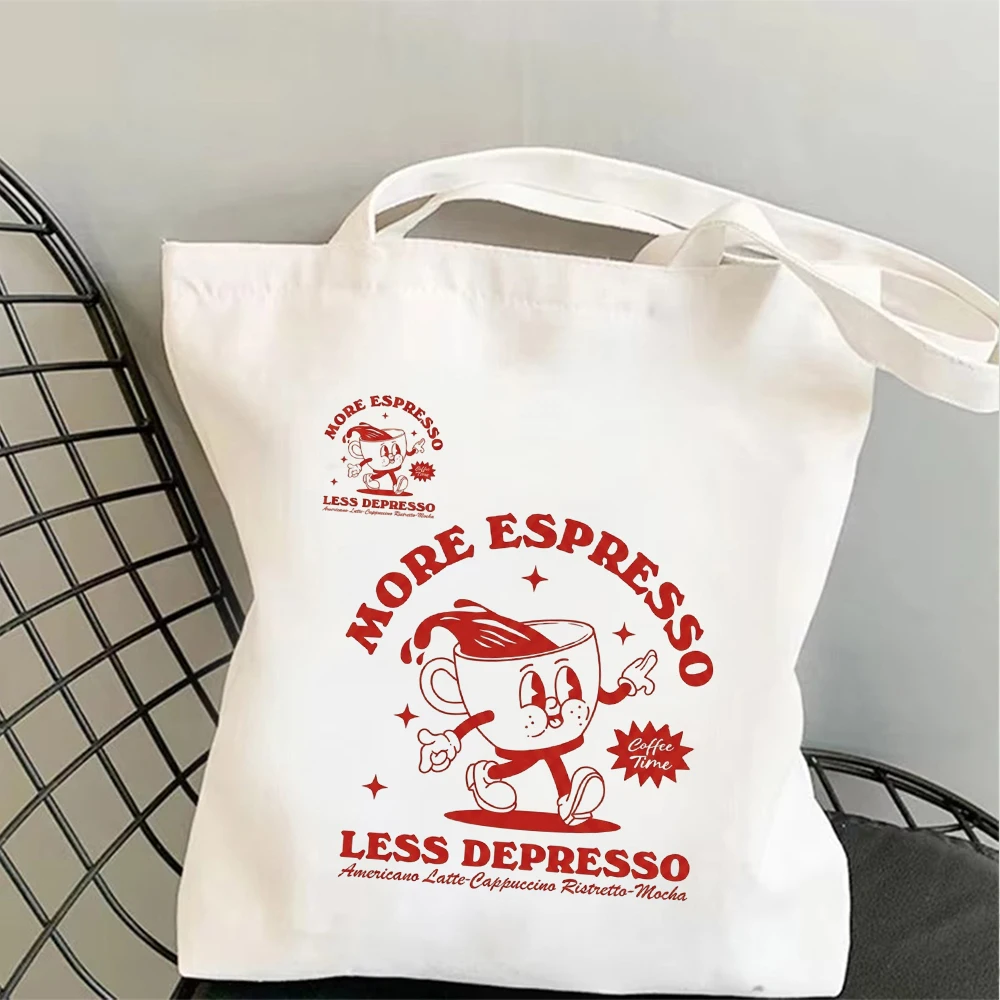 

Cute Cat Sushi Canvas Tote Bag with NI HAO fine shyt Print Trendy Reusable Shopping Bag for Women Eco Friendly Shoulder Tote