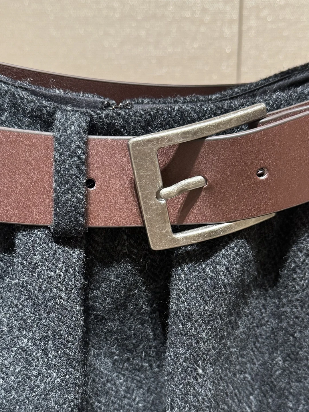 Abnehmen Hohe Taille ort Rock Woolen ey f-länge Damen Casual Sle Plissee Spleißen Herbst Winter Neue Ankunft