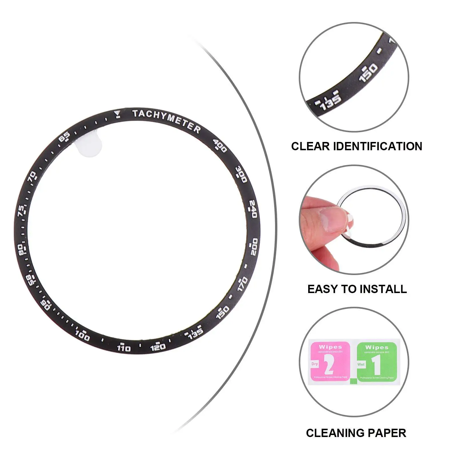 

Aluminum Alloy Watch Frame Bezel Ring Smart Watch Protector Lightweight Highly Polished Premium Craftsmanship Fashionable