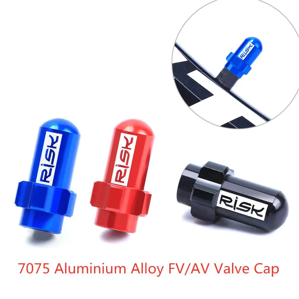 2pcs Air Valve Caps Aluminum Alloy Schrader Valve Presta Valve Mountain Bike Wheel Tire Dustproof Cap Cycling Accessories