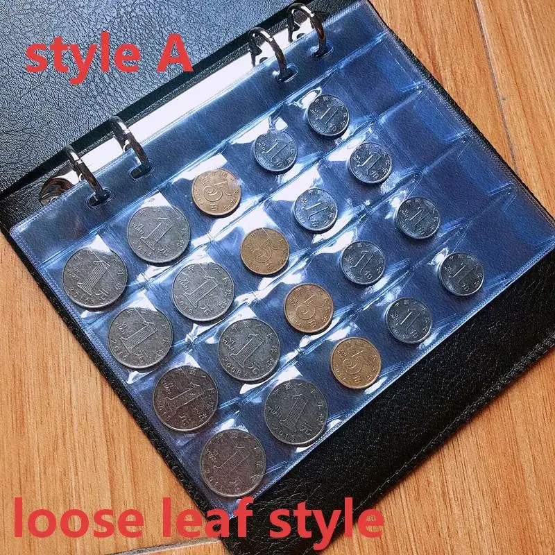 480/120 Pockets Large-capacity Coin Collection Book Ancient Coin Binder Collection Album Royal Commemorative Volume Folder Hold