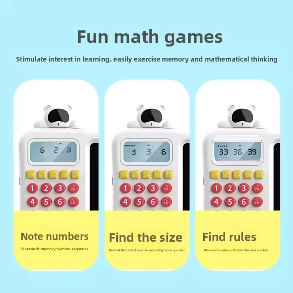 Learning Machine Early Education Oral Calculator LCD Screen Drawing Math Game LCD Writing Board Multi-Functional Eye Protection