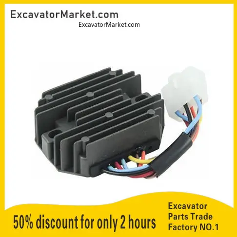 

12V 280W Regulator Rectifier 119640-77710 for 3TNE74 3D74E 3D68E 3D72 Engine Parts with 3 Months Warranty Excavator Accessories