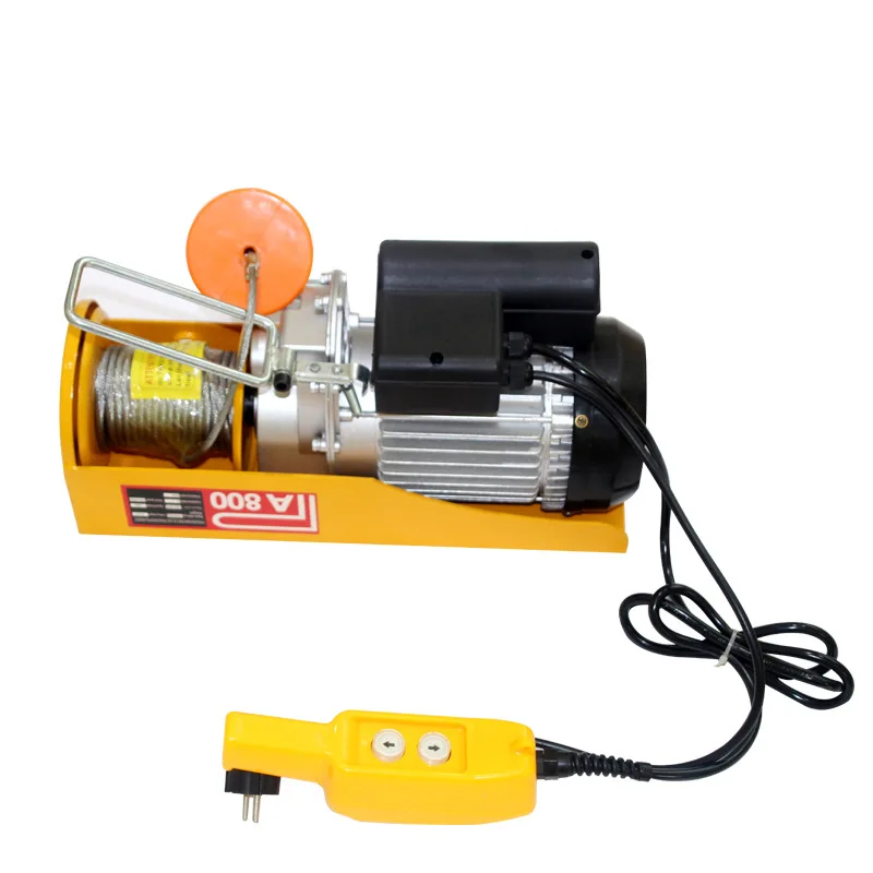 Miniature household wire rope electric hoist 200kg copper clad aluminum motor small electric