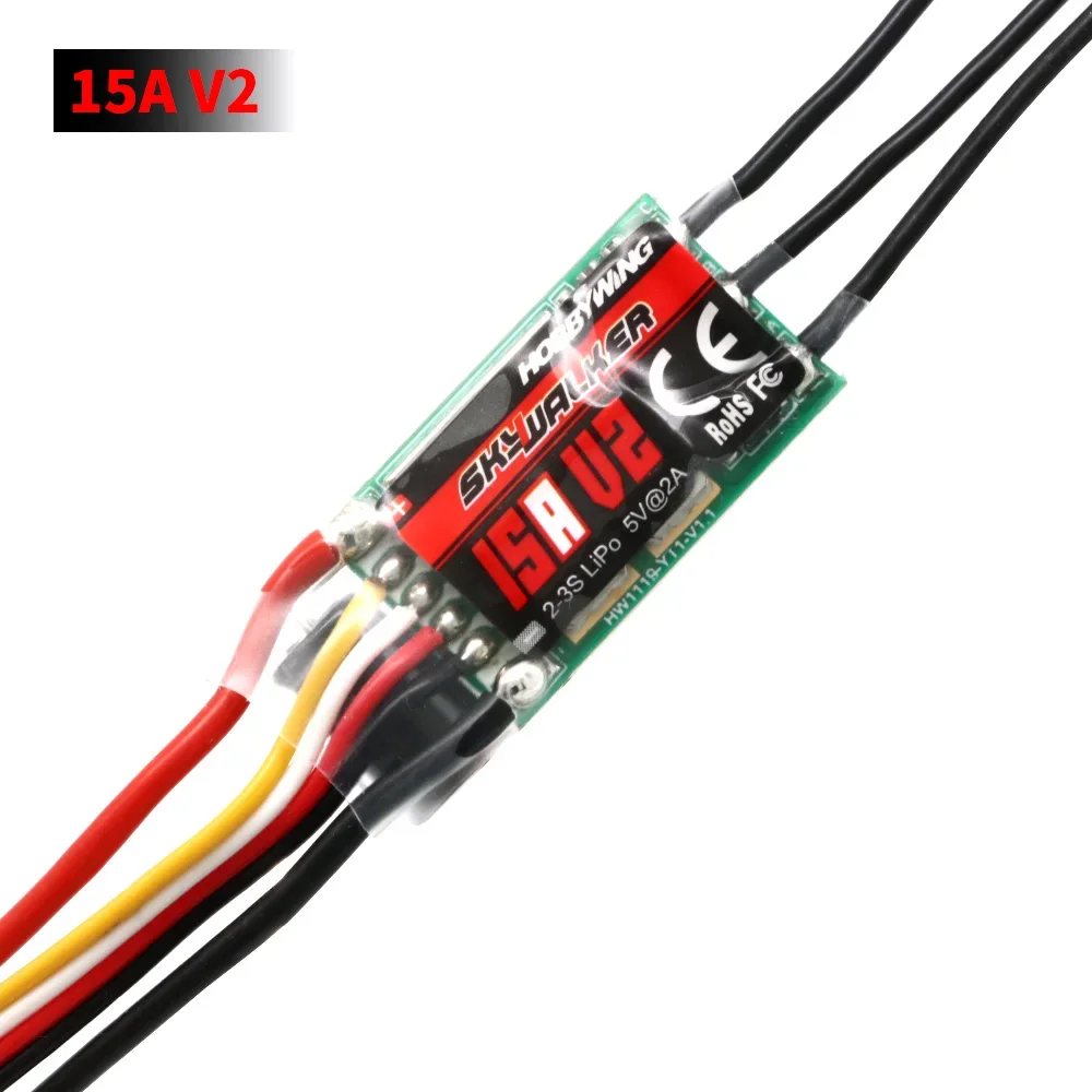 Originele Hobbywing Skywalker 40A 50A 60A 80A 15A 20A 30A 100A 120A V2 ESC Speed Controller Met UBEC Voor RC Vliegtuigen Helikopter