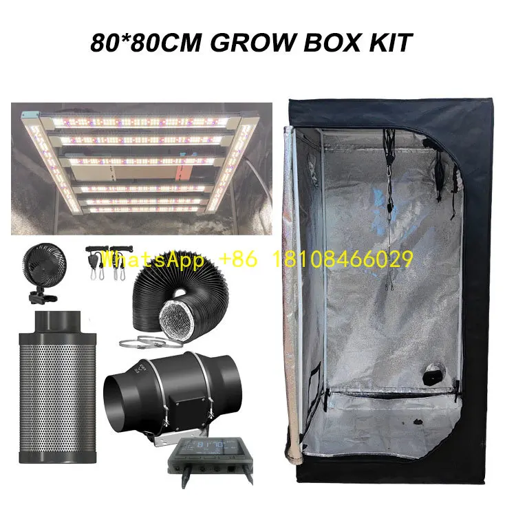 

LM301H Evo Grow with Duct Fan Air FiltrationvIndoor Hydroponic Complete Growing Tent Kit for Plant Growth 240W 320W