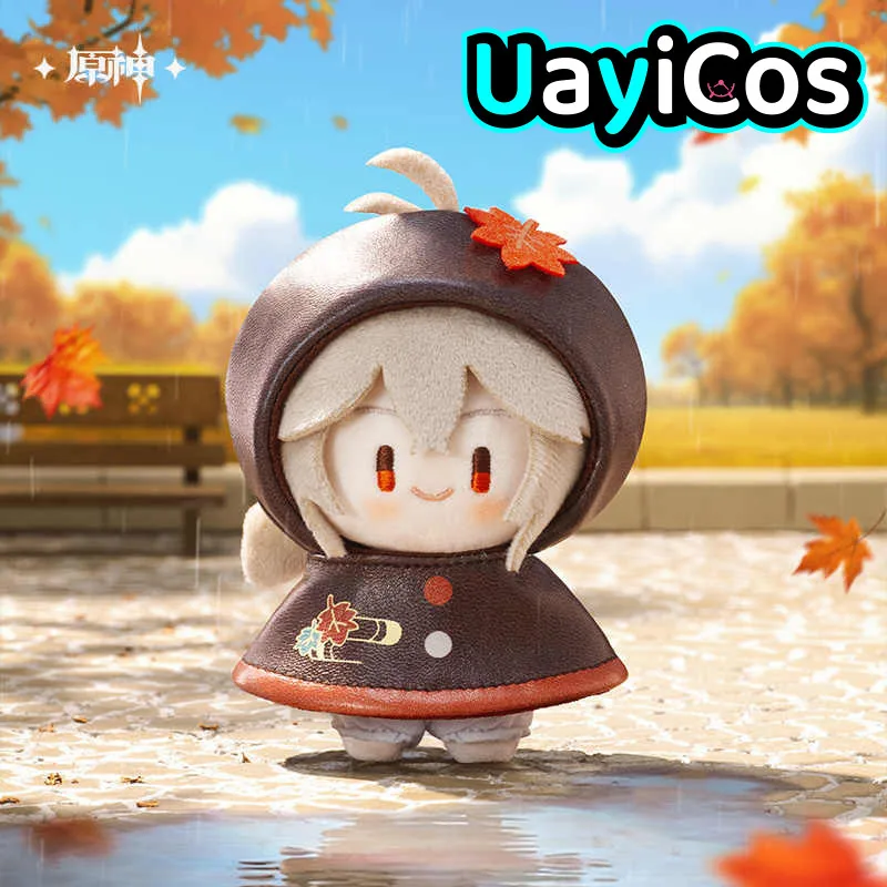 

Официальный Genshin Impact Fun In the Rain Kaedehara Kazuha Wanderer, мягкие плюшевые игрушки 12 см, плюшевая кукла, одежда, брелок, сумка, подвеска T