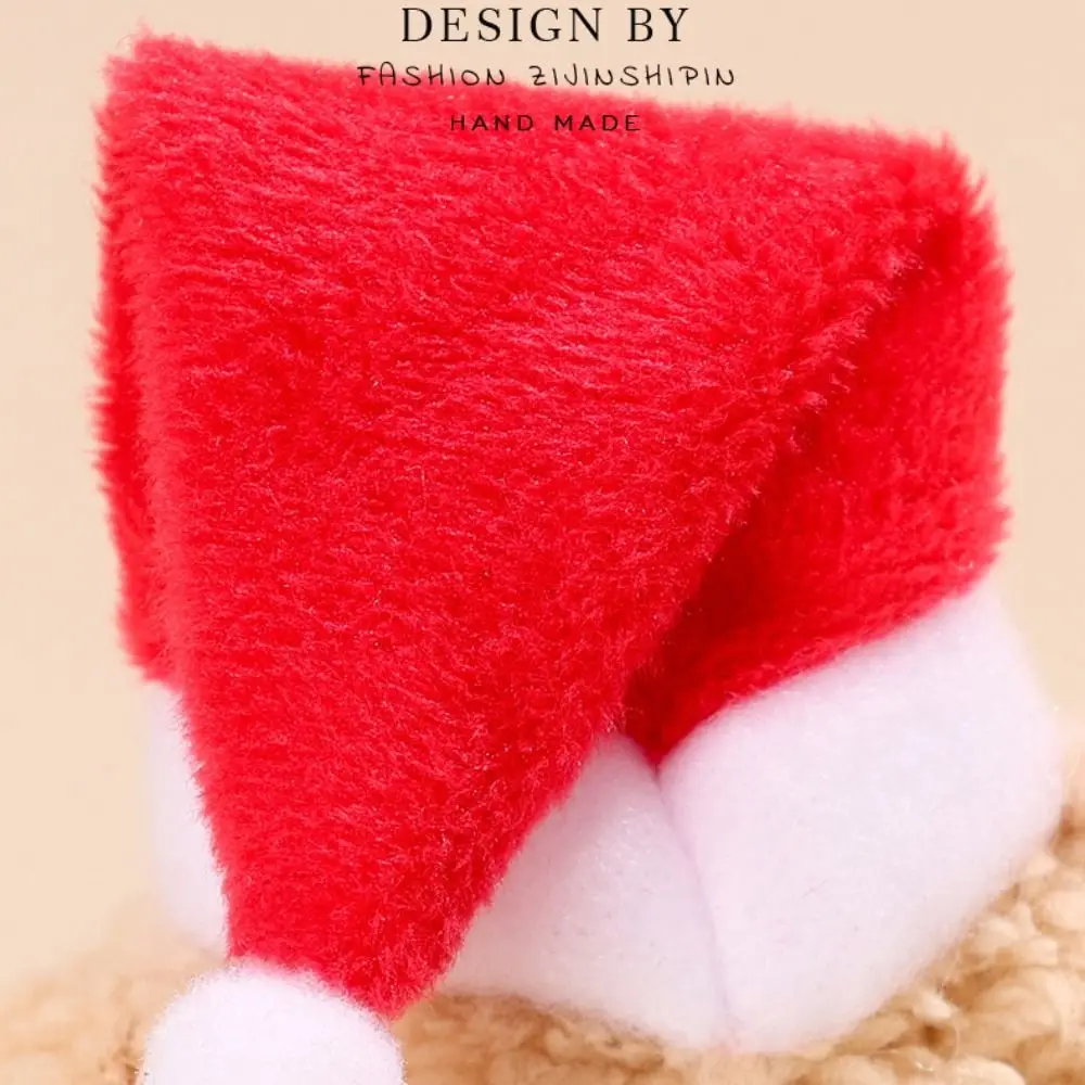 

Брелок Медведь Шарф Цветок Рождественский Медведь PP Хлопок Рождественский Медведь Мягкий Милый Рождественский Медведь Подвеска Пара