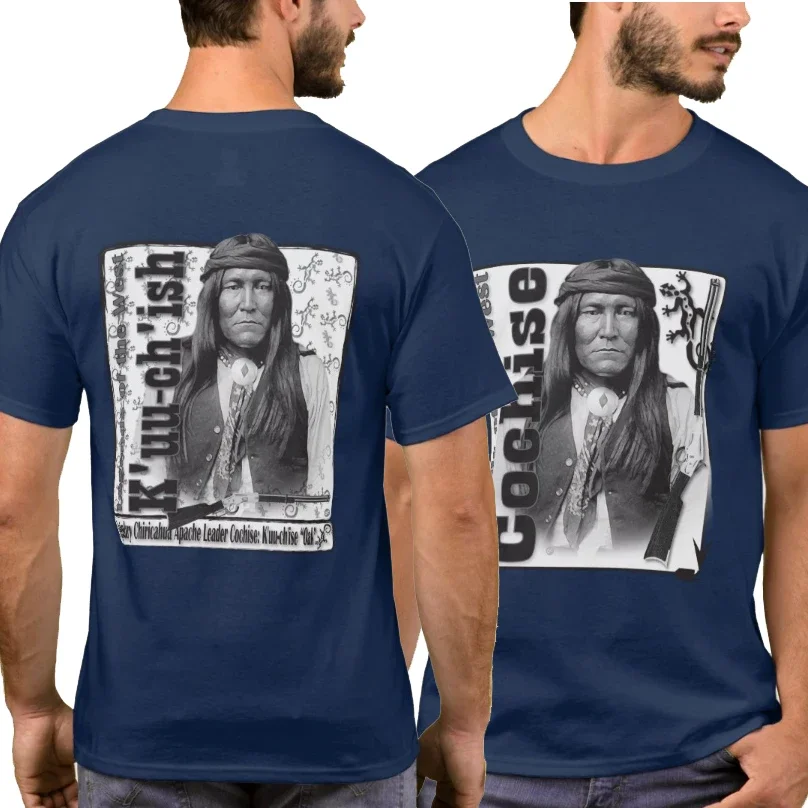 كوتشيش "بلوط" كوتشيز. Chiricahua أباتشي الهندي رئيس تي شيرت قصير الأكمام عادية 100% القطن س الرقبة قميص رجالي حجم S-3XL #3