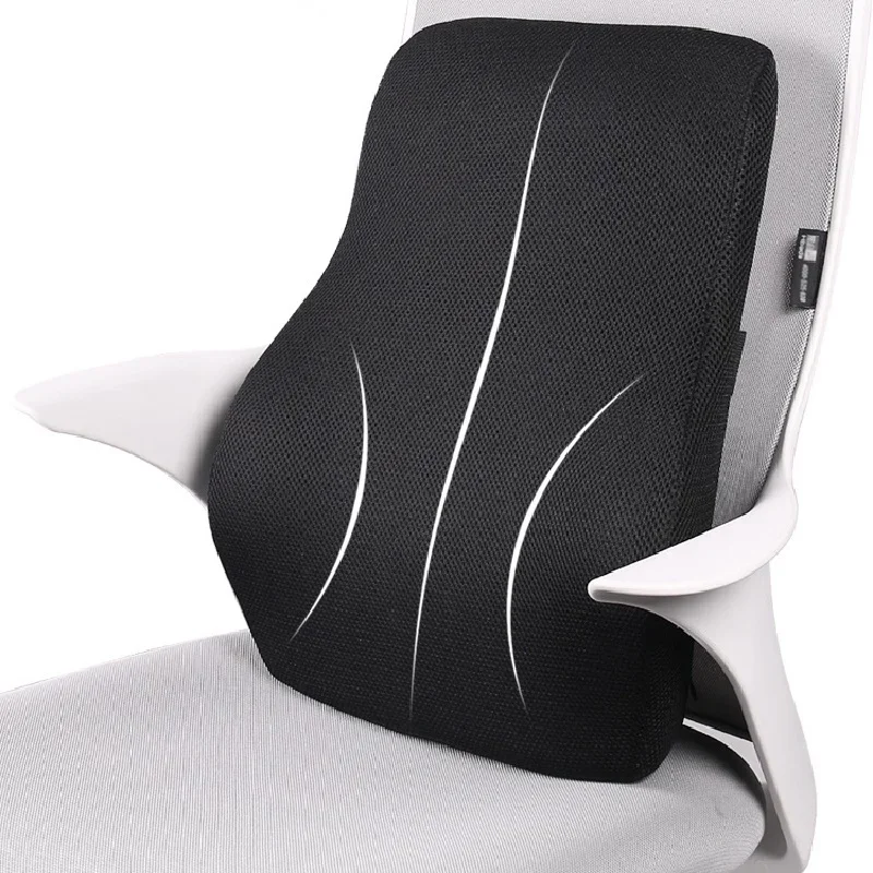 orthopedic pillow Mesh office Chair cushion Memory Foam Wheelchair Black with Adjustable Straps Pad  cushions