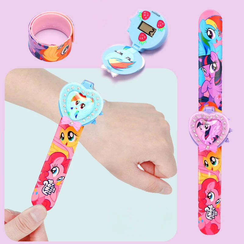 My Little Pony Twilight Sparkle Rainbow Dash animatie perifere creatieve kinderprojectie lichtgevend speelgoedhorloge vakantiecadeau