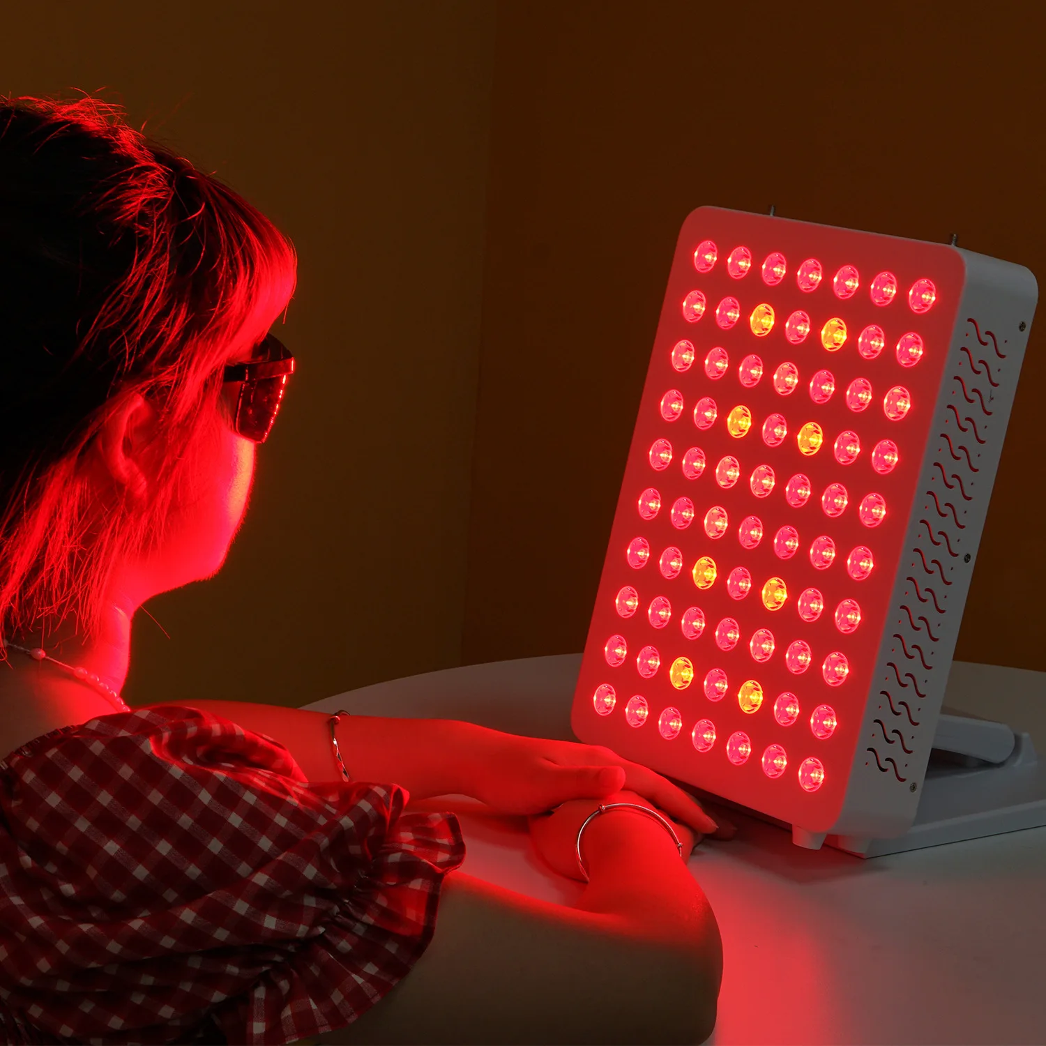 

Desktop 660nm850nm red light led near-infrared physiotherapy beauty lamp