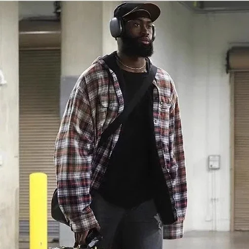 Nigo masculino outono retro high street camisa velha jaqueta de algodão com capuz # NGTOP11147