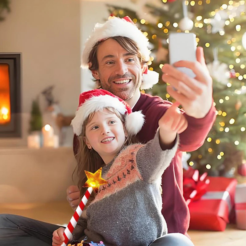 Controlador de estrela LED musical de varinha mágica - controle remoto de luz de Natal para decoração de casa de férias e presentes