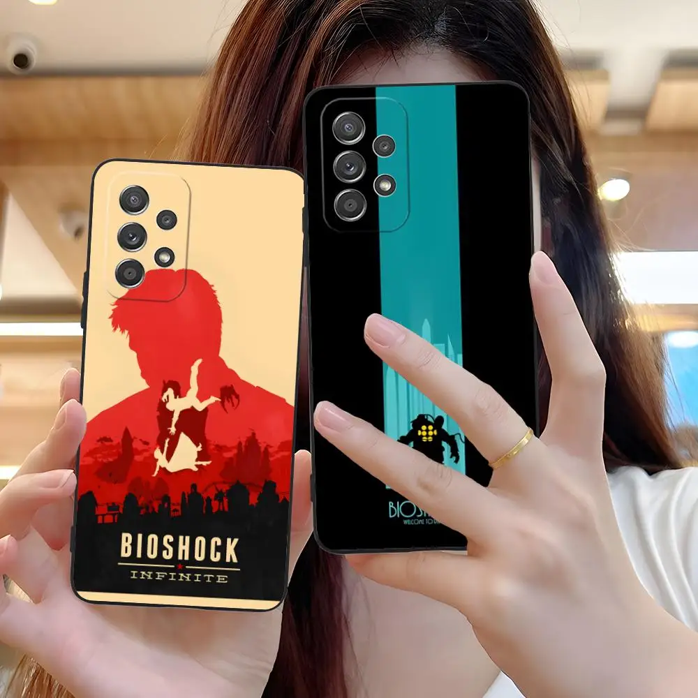 حافظة لهاتف سامسونج جالاكسي A73 72 71 70 56 55 54 53 52 36 35 34 23 16 15 5G غطاء أسود فاخر للهواتف الذكية #5