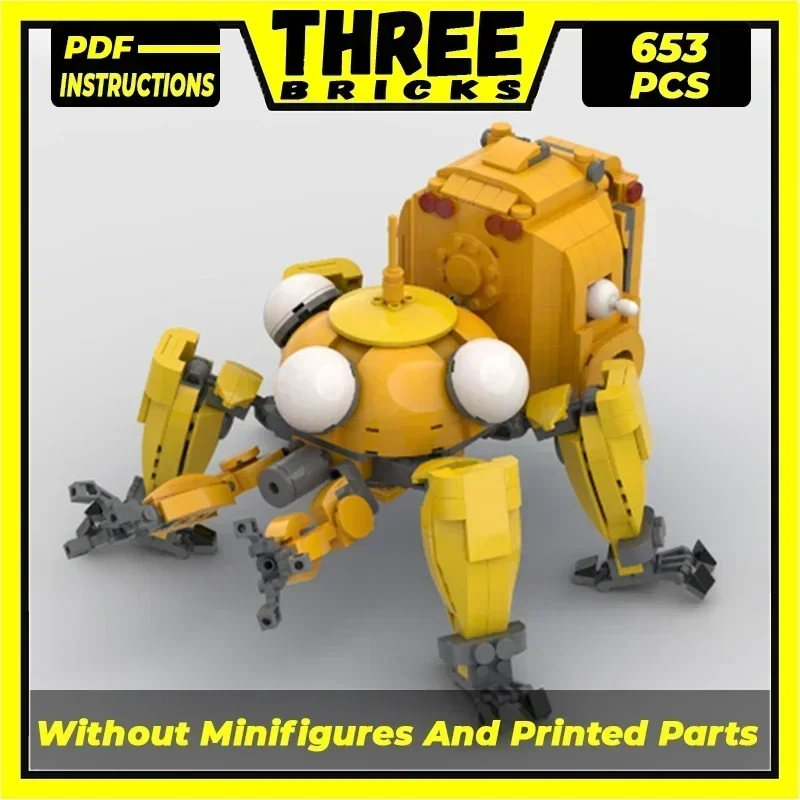 

Популярная модель фильма Mecha Moc, строительные кирпичи, муравей, призрак, робот, технология, модульные блоки, подарки, рождественские игрушки, наборы «сделай сам», сборка