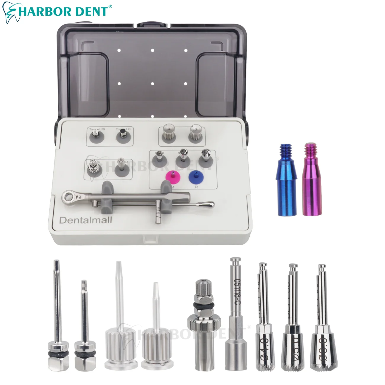 Whole Set Dental Implant Multi-unit Abutment Screwdriver For HIOSSEN Osster Dentistry Bone Edge Dresser