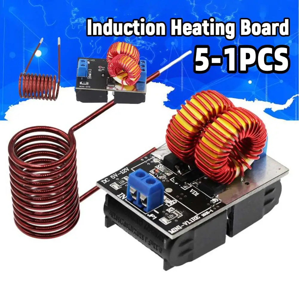 

Мини-нагревательная машина ZVS, 120 Вт, 5-12,0 В постоянного тока, входное напряжение, индуктивный нагреватель, высокочастотный модуль питания