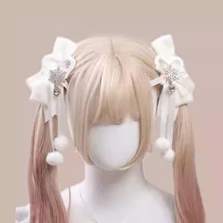 【1pair】teenagers accessories hair accessories women cute hair ties Korean style original hair clip christmas clip snowflake