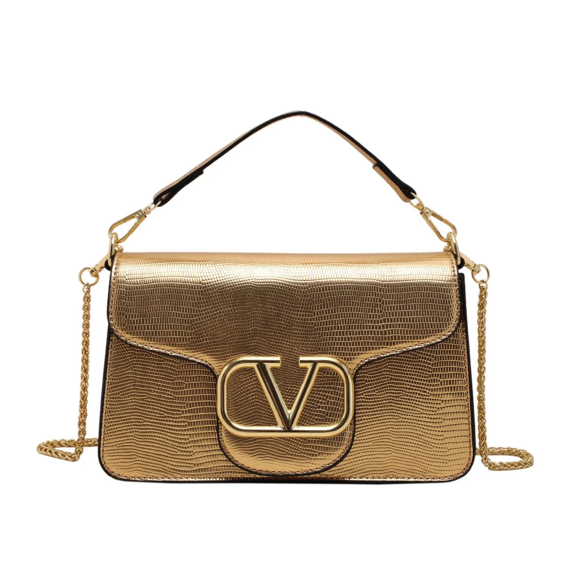 

​2025 New Women's Lizard-Embossed Square Bag, Chic Style Crossbody Purse, Vintage Shoulder Sling, Elegant & Versatile​