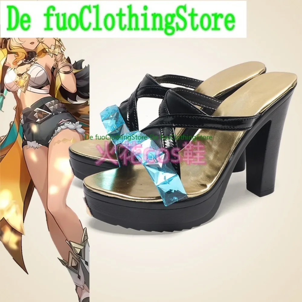 

DefuoClothing Genshin Impact Natlan Shion обувь для косплея аниме игры ролевые костюмы на Хэллоуин реквизит