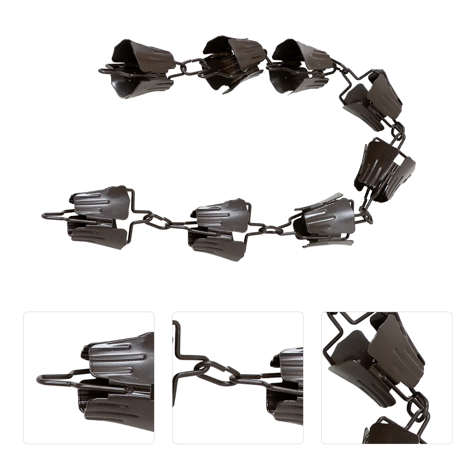 

Garden Rain Chain Water Feature for Gutter Downspout Wind Chime Decorative Metal Chimes Cups