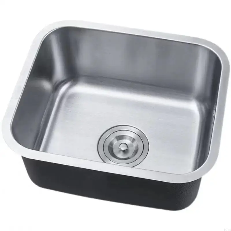 Easy to Clean Stainless Steel Kitchen Sink Featuring Silk Polish Finish & Multiple Size Option Suitable for Bar D7YA