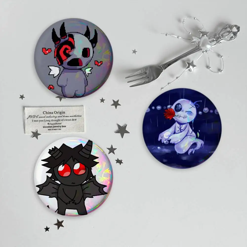 The B-Binding Of I-Isaac Brooches Cartoon Badge Pins Backpack Hat Accessories Friend Gift