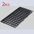2pcs Black Grid