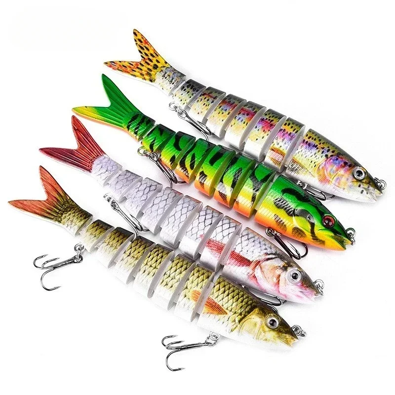 Multi-section Road Sub Bait, Freshwater Fishing Bait, 8 Section Fish, Hard, Long Throw, Hot Selling, 13.5cm