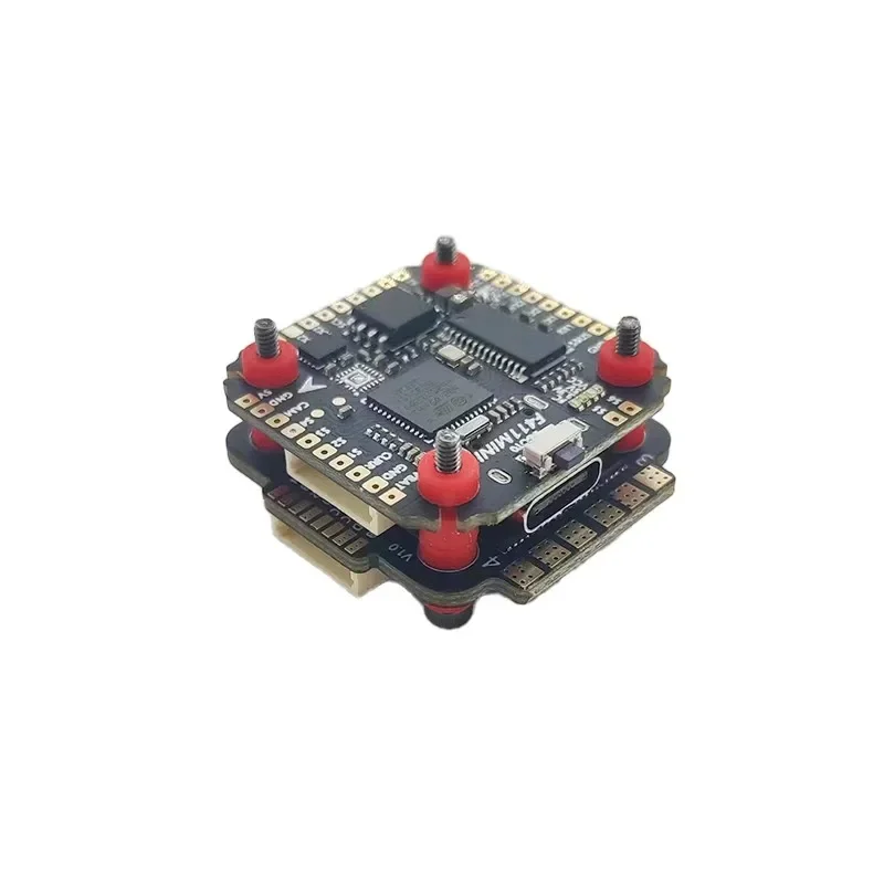 Aocoda-RC F4 MINI F411 Stack 20×20mm, 3-6S 35A ESC Supporting BLHeli-S Bluejay BLS, FC with Barometer, Black Box and OSD