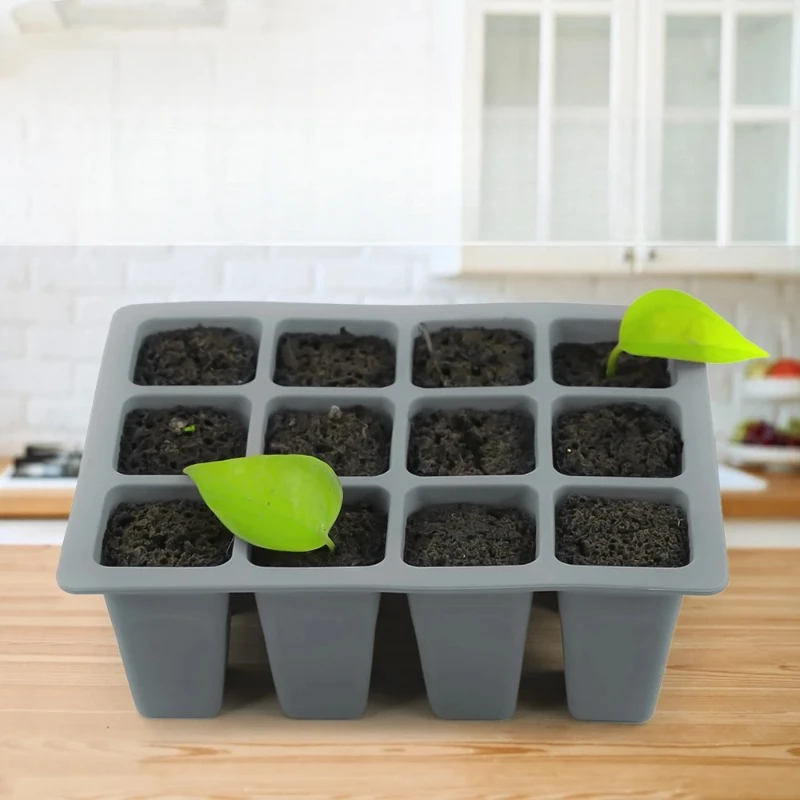 

Silicone Seedling Pot Seedling Germination Container Plant Reproduction and Growth Box