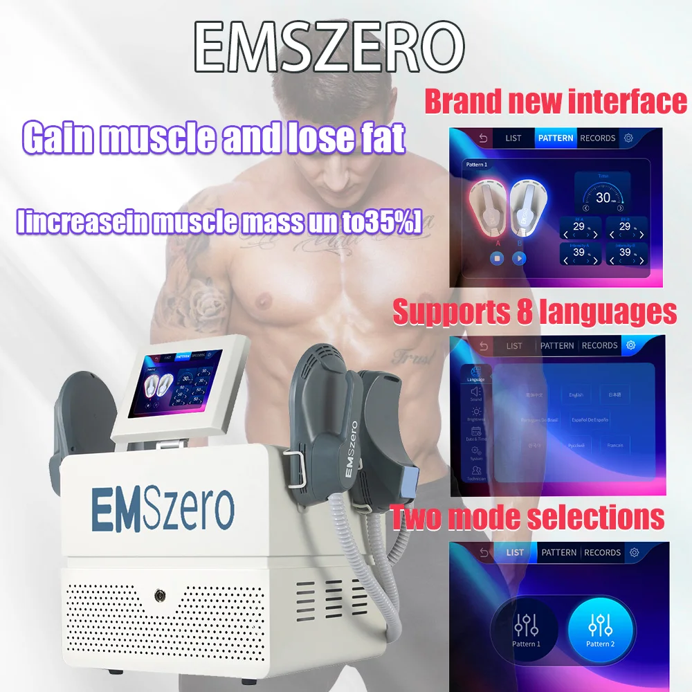 

Портативная машина Ems Zero Neo Tesla RF 2024, профессиональная машина Hi-emt Body Sculpt, 6500 Вт, стимулятор мышц Emszero для похудения