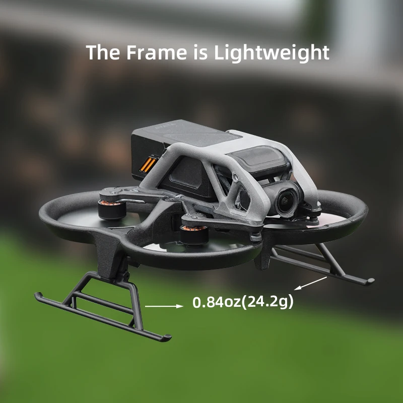 Foldable Landing Gear for DJI Avata Heightening Tripod ABS Support Leg Anti-fall Extension Skid Drone Accessories