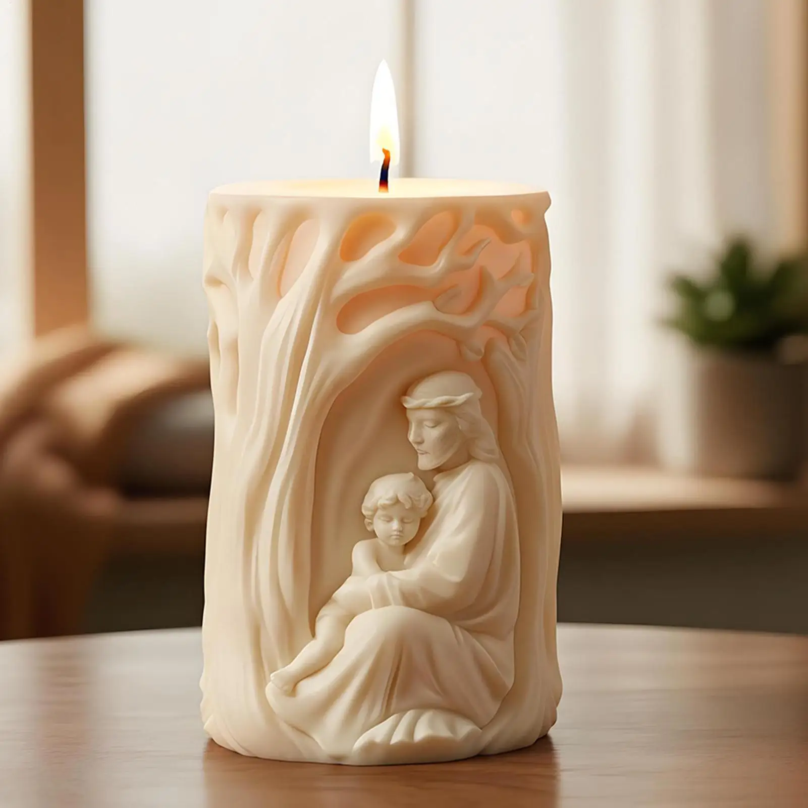 

Формы для свечей Иисуса, силиконовые религиозные формы, силиконовые формы для рукоделия, легкосъемная форма для выпечки гипса, помадки, гипсовой восковой смолы