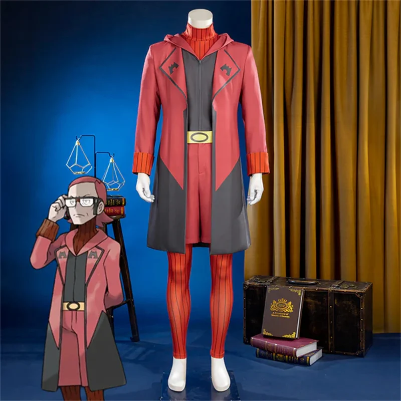

Team Maxie Leader Magma Cosplay Costume Men Fancy Uniform Halloween Christmas Party Outfits