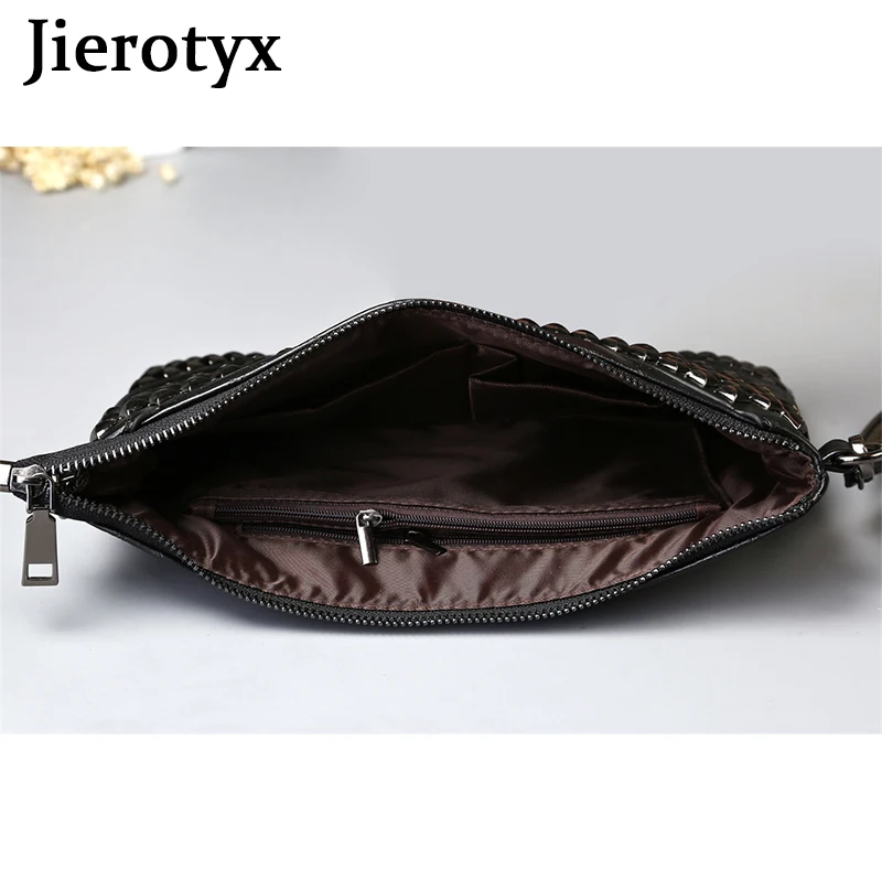 JIETOTYX Teens Girls Coin Goth Purse Wrist Strap Pouch Skull Wallets Women Small Handbags with Wristlet Zip Rivet Shoulder Bags