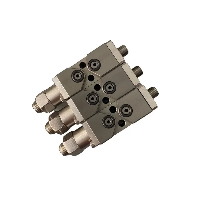 Scratch valve body, spray machine hot glue head, hot melt glue machine accessories