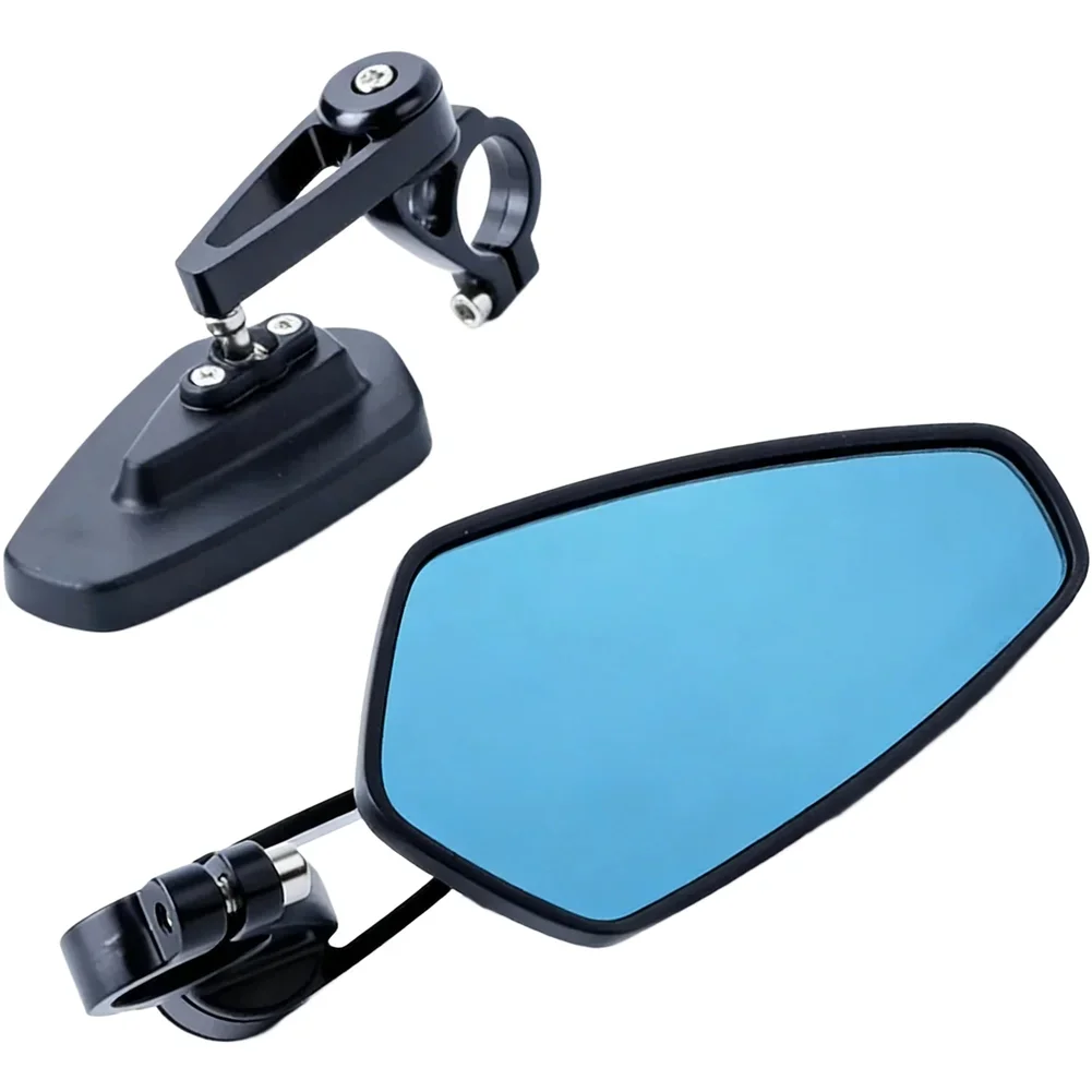 All Aluminum Retro Rear View Mirror for Electric Scooter Motorcycle Wide Angle Field Anti Glare Lightweight Design