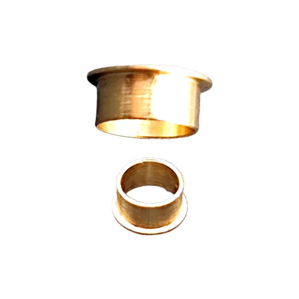 STEEZ Shaft Sleeve Fishing Reel Sleeve Fishing Equipment 2pcs set Gold Color Higher Hardness Reinforced Copper Material