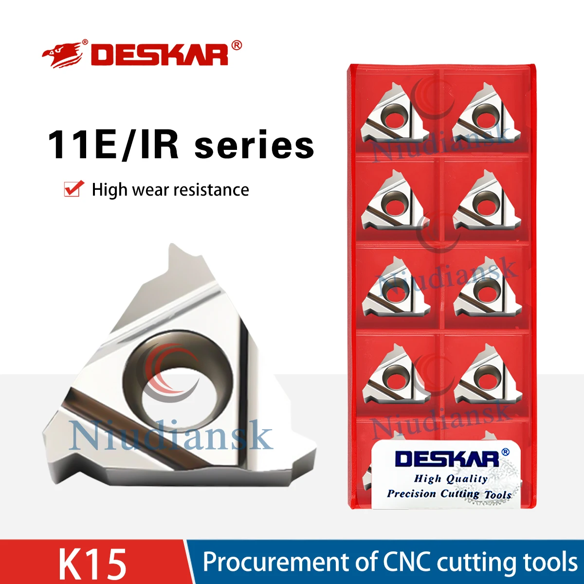 

11ER/IR A60 A55 1.0ISO 1.5ISO 2.0ISO K15 Токарный станок с ЧПУ Внутренние и внешние резьбы Токарные инструменты для обработки нержавеющей стали