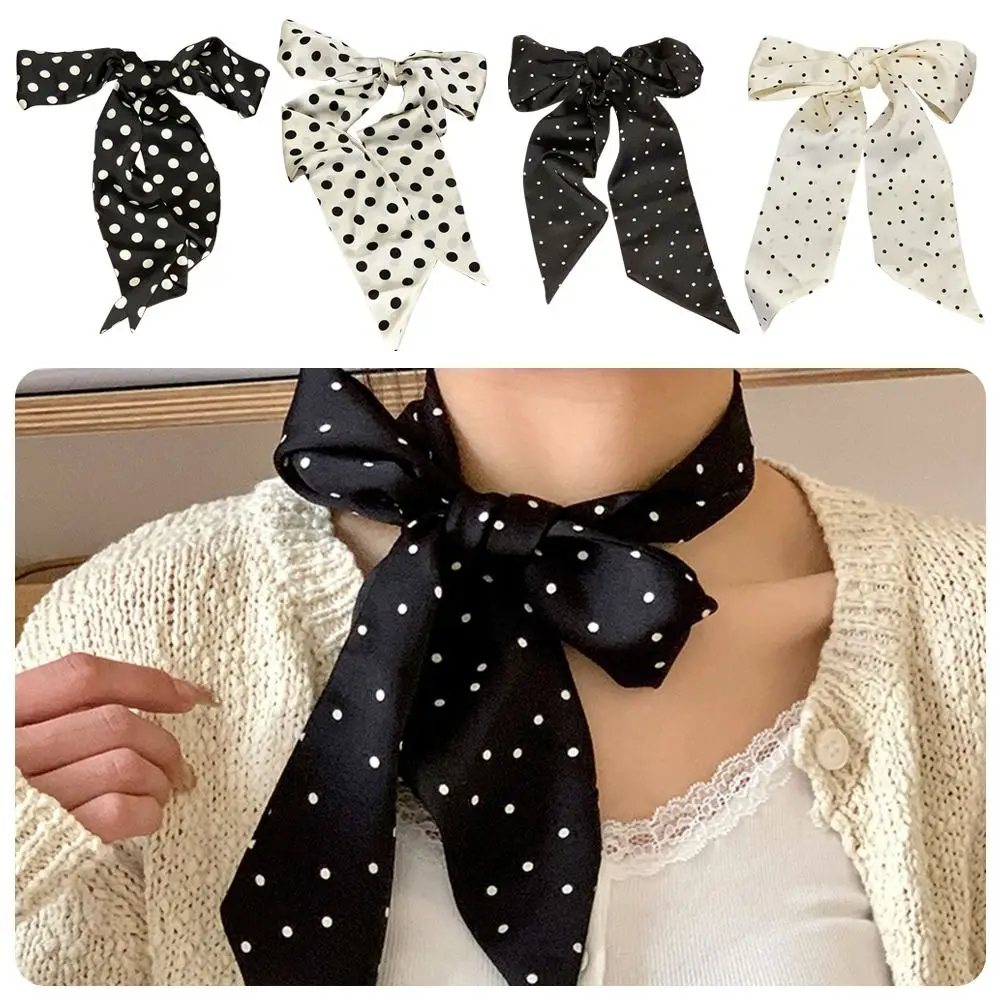 Pañuelo de encaje coreano de moda, cinta para el pelo versátil de verano, cinturón largo Y2K de gran tamaño para mujer