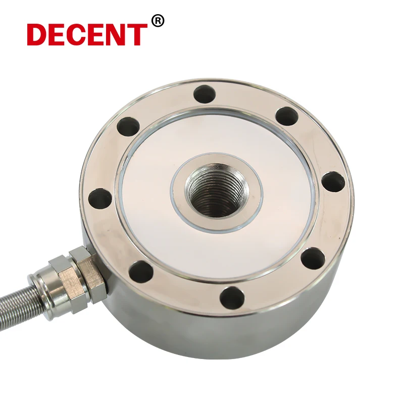 DYLF-102 DESENTE Alloy Steel Compression Round Load Cell 50kg 80kg 500kg 1t 3t 5t 50t 100t 500t