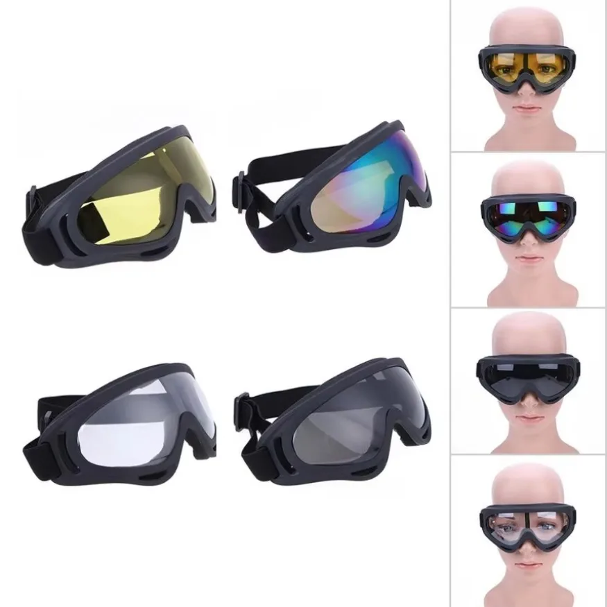 UV400 Antivento X400 Masque Occhiali da motocross Occhiali da moto adatti per la guida all'aperto Off Road Moto Cross Goggles 1x